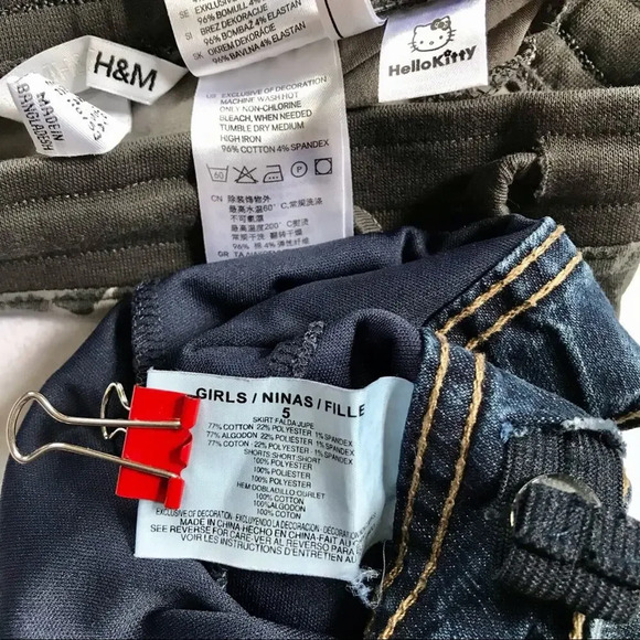 H&M and LEI Assorted Bottoms for Girls 4/5 - Picture 11 of 11